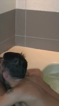 Muscle Boy Fucked Raw in Public Jacuzzy