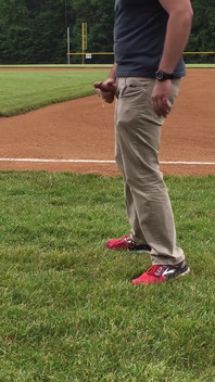 Jerking off on the Baseball Field by Home Plate