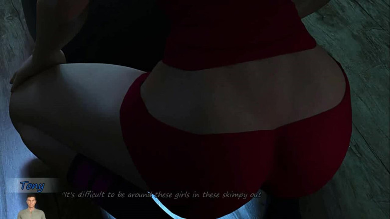 Dirty GamesXxX: 大城市的乐趣：性感的女孩正在观看恐怖电影 - 第19集