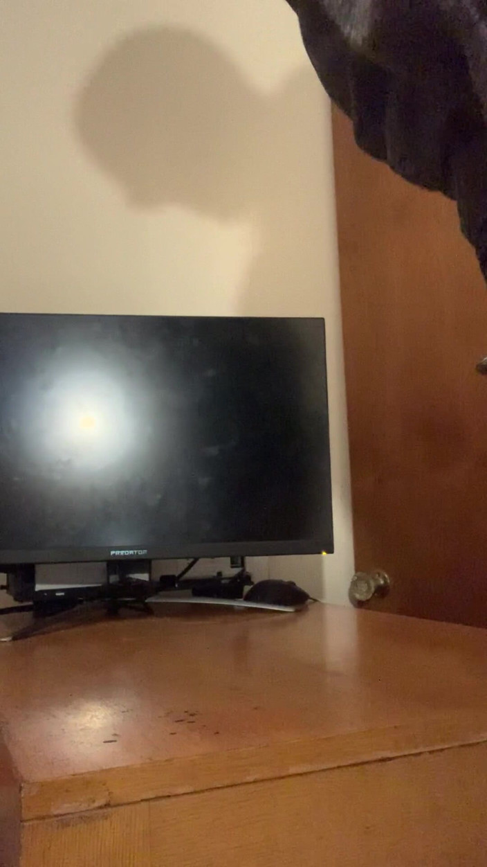 Denzel James: Boy Fucks Himself on His Computer Desk with Big Dildo
