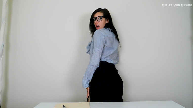 Stella Von Savage: Misslyckad befordran - Office Sph JOi