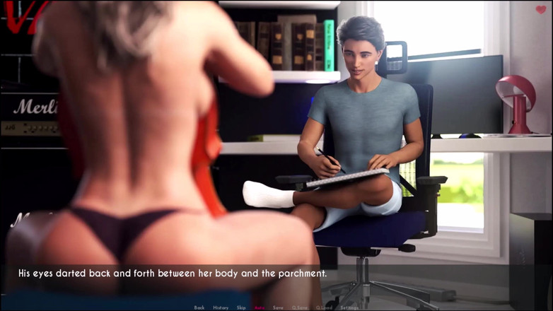 JAE Studio: アワム - 無料 - 20日目 - パート3 - ソフィアはサムに彼女の裸を描かせた。