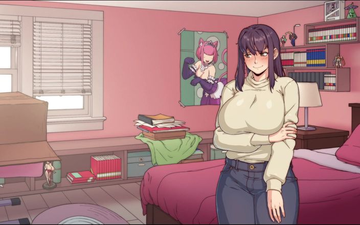 Trans Asura: 첫 날 룸메이트 에이미에게 보너를 받는 클로이