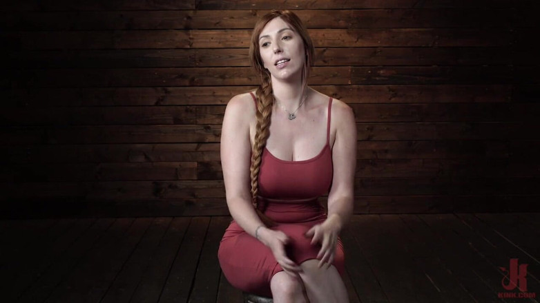 Kink: Lauren Phillips: สาวผมแดงไร้ทางช่วยถูกรัดพันและถูกเย็ดจนน้ำแตก