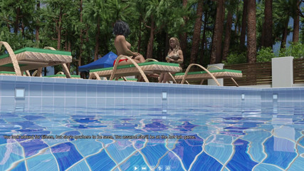 3D Cartoon Porn: Moje kolej 141 - bazén nahoře bez (narozeniny) Patty část 8