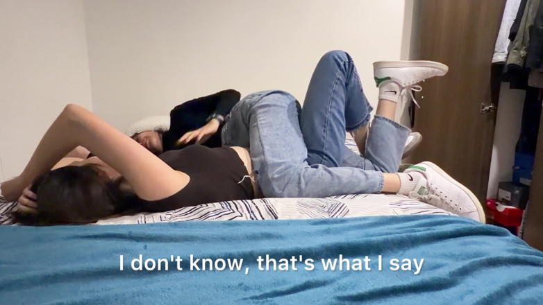 scarlettandc: Met mijn sneakers aan het fucken