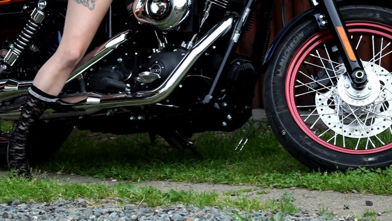 Public Entertainment: Une belle-mère tatouée sur le vélo