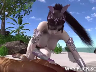 Why fuck so hard: 3D Sexy Cosplay Asian Model Cheating with Big Dick on...