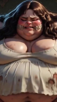 Virgin Fat SSBBW Bound - Scared & Begging for Cock in Her Hairy Pussy