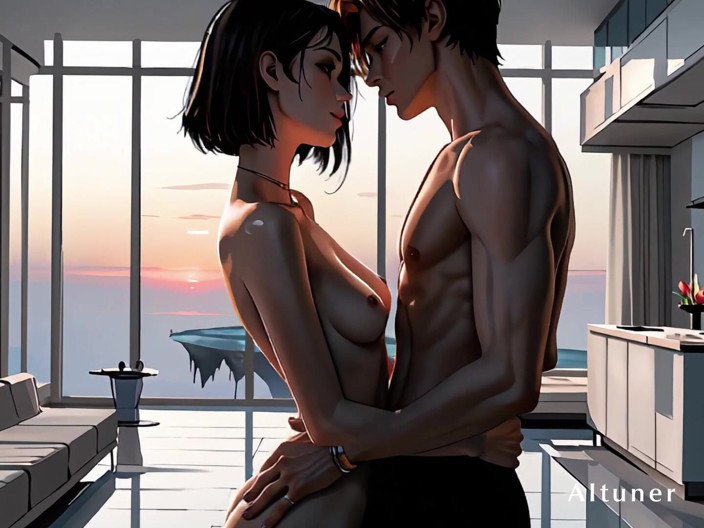 AItuner: Eine Party aus dem Minato-Bezirk. Fortsetzung [Anime] Sie taucht ihren Körper...