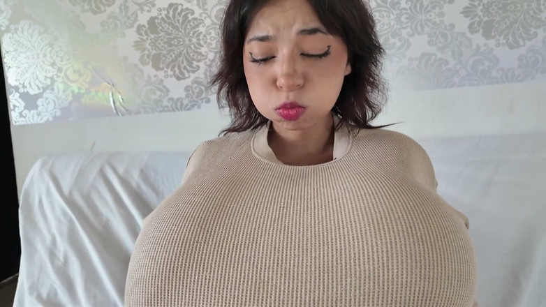 KiyuSweetCrazy: Body Inflation Big Tits and Belly
