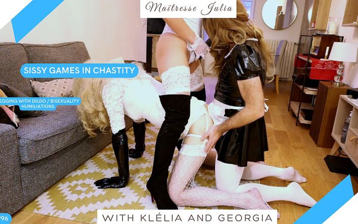 Mistress Julia: Sissy Games in Chastity: Sodomy, Strapon Fellatio and Pleasure in...