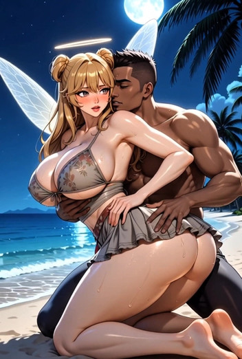 Stories&Anime: "hentai BBW Fairy wird am moonlit beach roh geritten - Creampie-Wahnsinn!