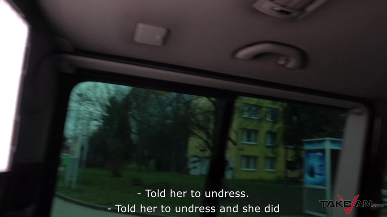 Take Van: Brunette whore likes to be fucked like a hoe without...