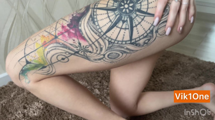 Vik1one: Horny blonde and real squirt