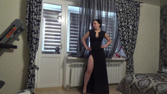 Sexy Milf: Pakaian saya yang paling seksi N3 Modeling pakaian balck kelas...