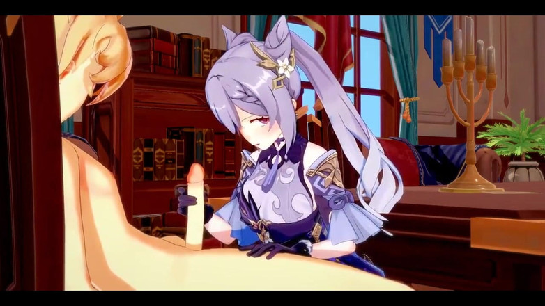 HentaiTubes: 겐신 임팩트 헨타이 - Aether X Ganyu Handjoob 그리고 따먹기 - 일본 아시아 만화 애니메이션 게임 포르노