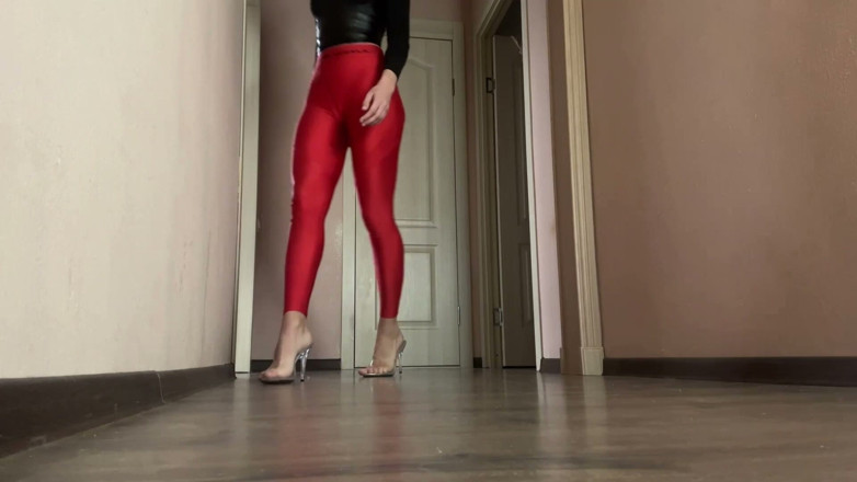 Skinny_lady69: Heel Clicks Finger Snaps, Tight Leggings Domme Seamless Loop