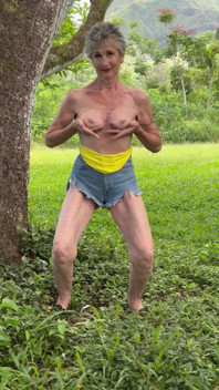 Pulling Down My Boob Tube in the Rain Forest