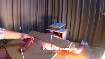Pazuzu_zu: CFNM femdom cbt handjob. Ruined orgasm + post-orgasm torment