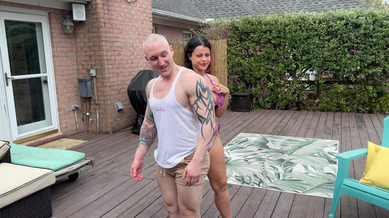 DifferentClimber340: Nude Lift and Carry Featuring Nadia White and Baxx