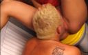 XTime Vod: Blonde couple pussy licking pussy fucking, big dick in mouth