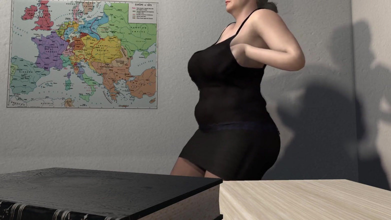 Wraith ward: Insegnante si sditalina la figa di fronte alla sua studentessa: 3D...