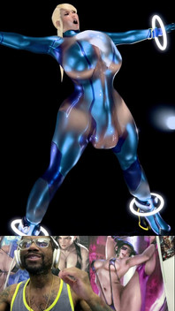 Samus Cums in Her Tight Skin Suit so Much, She Made Herself Into a Nice Warm Cummy Condom