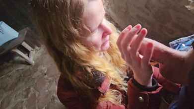 Bikergirl_97: Fick luar am Keltenwall Mit pancutan mani