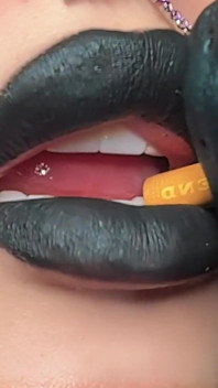 Dirty Talking Sissy Whore Close up Smoking and Lips Fetish