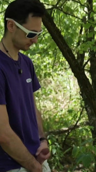 Gay Cruising in the Forest, Hot Blowjob