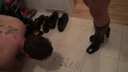 Femdom Austria: Making sure their shoes are clean and shiny
