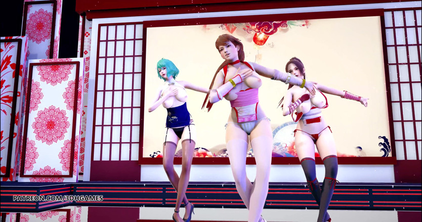 3D-Hentai Games: GigaReolEVO - sucht striptease mai shiranui tamaki kasumi