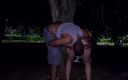 Casal Prazeres RJ: Đi bộ đêm kết thúc trong một cuộc đụ trong công viên...