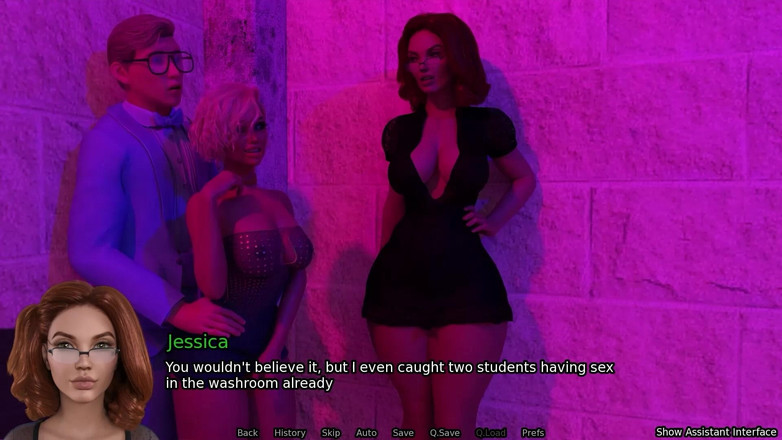 Studio-77: Anální sex nevlastní sestry - porno hra sexbot