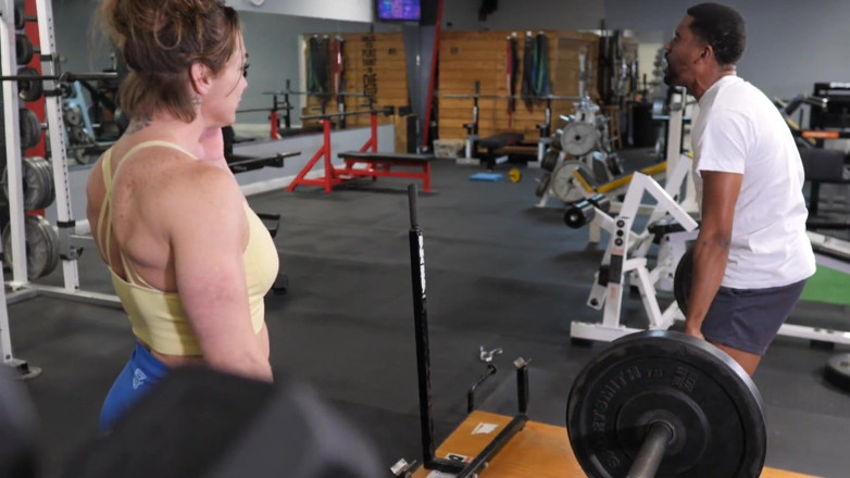 Darrenblazeent: Giving My Fitness Instructor a BBC Creampie in the Gym