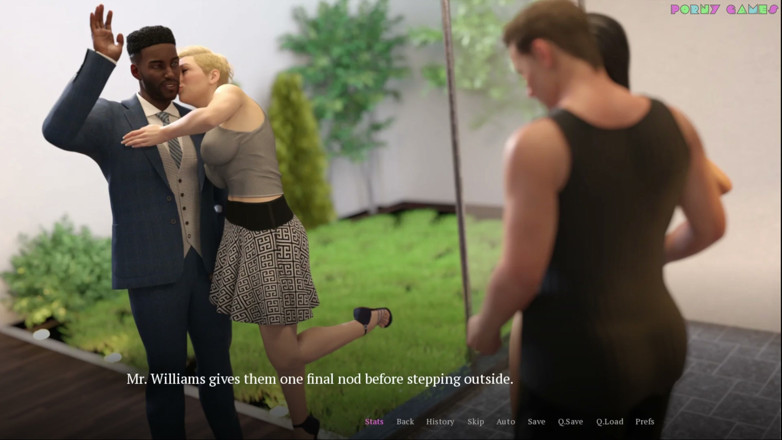 Porny Games: 辛巴克劳的《崇拜婚姻》- 事发后晨间性爱，妻子被