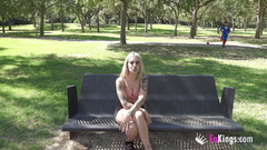 FAKings: ブロンドの赤ん坊はsuperdudeに犯される!彼女はそのコックを期待していなかった