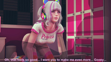 Waifu club 3D: Gamer girl loves to suck cocks before bed