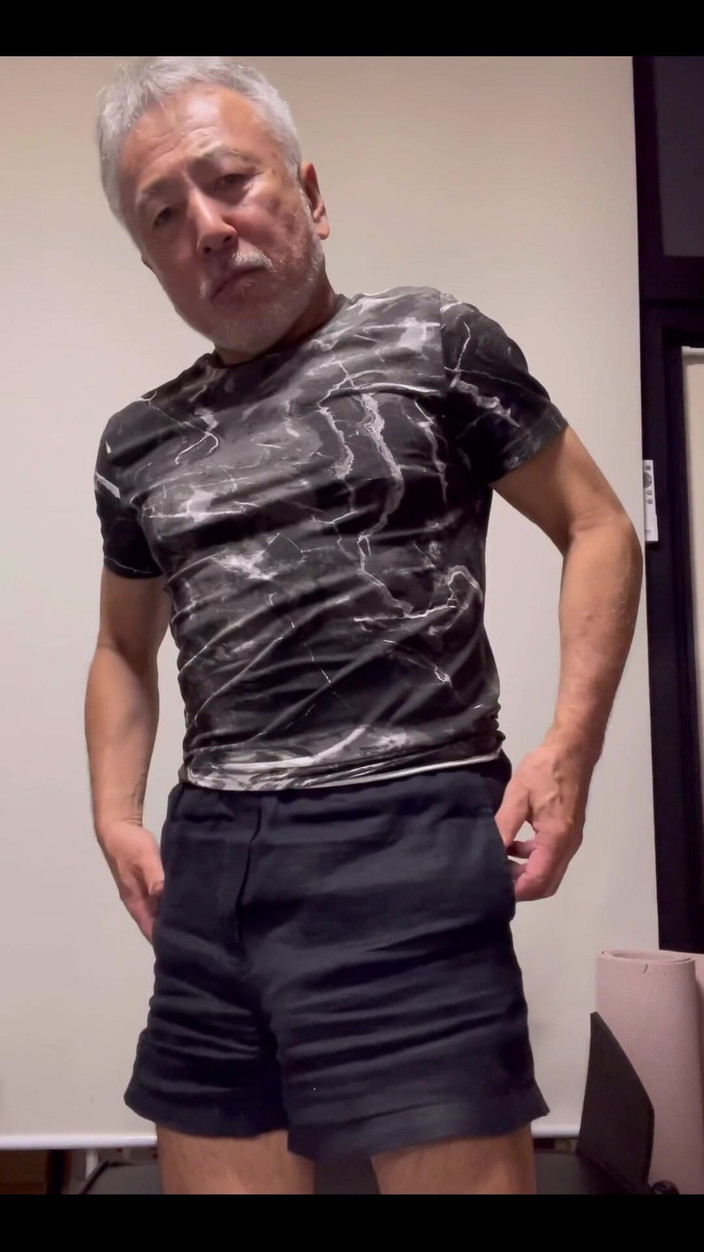 Japanese daddy: Wanking My Big Cock