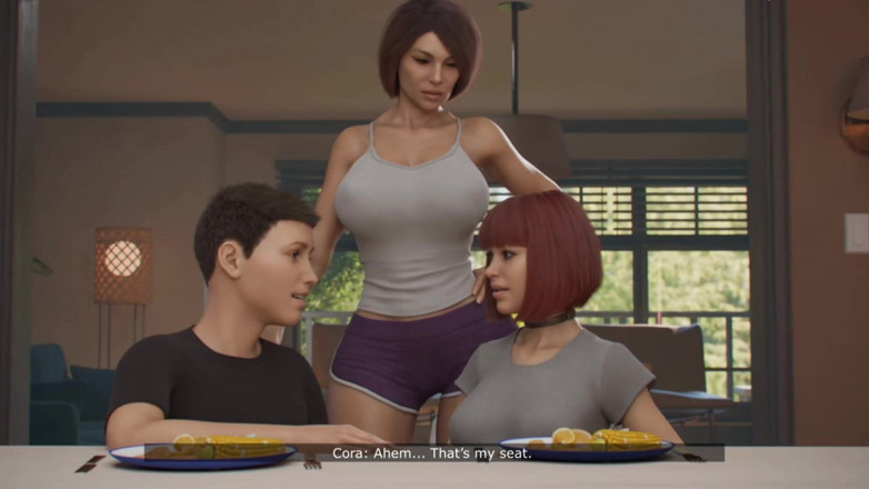 Sex anime taboo: Trójkąt: macocha i przyrodnia siostra