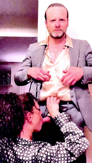 Satin Fetish King: Cetim amante milf secretária adora chefes grande pau