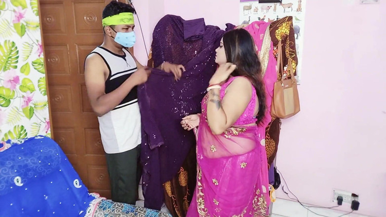 Horny Rose: Saree Seller tarafından rose sikişi
