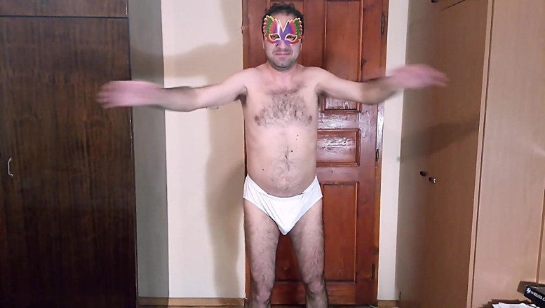 Earl Smile: Gymnastics and then undressing and naked