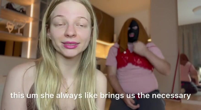 Goddess_Bella_Rae: Van mannelijke slaaf tot mooie mietje Angela's eerste dag