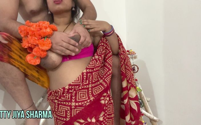 Hotty Jiya Sharma: Дези жена делюсь с бабой или женой Не Баба Ке упер, Pisaab Ki Dhaar Mari (хинди) секс