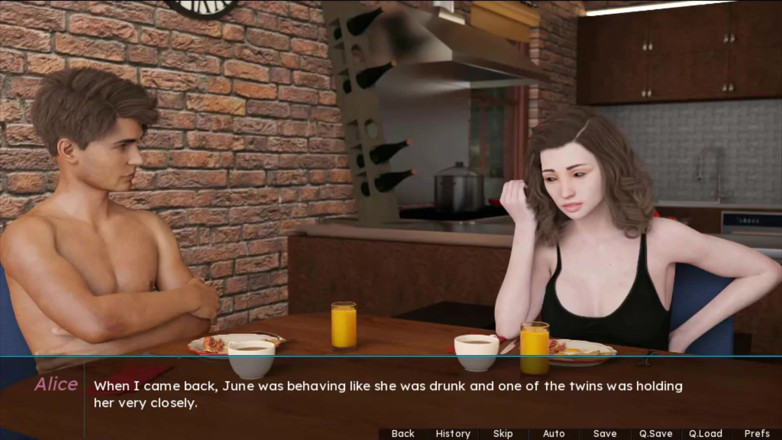Visual Novels: 여름 향기 5부(여자친구 루트)