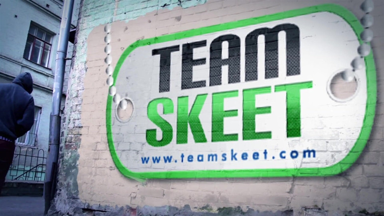Team Skeet: Cute nerdy teen gives her fit trainer a hot blowjob