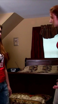 Adriana Spanked by Her Young Stepmom