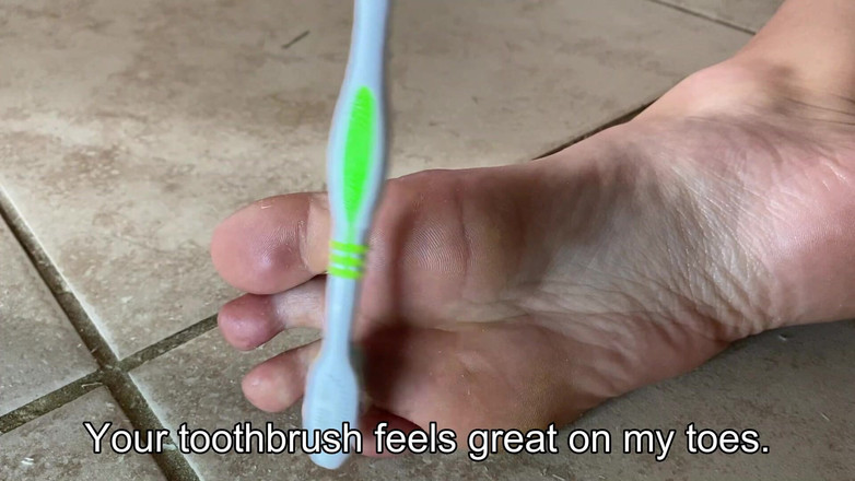 footivities: Foot Humiliation with Your Toothbrush